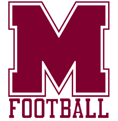 M FOOTBALL LOGO